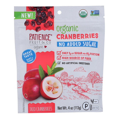 Patience Fruit & Co - No Sugar Dried Cranberries, 8-Pack