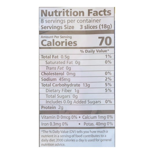 Real Foods Organic Corn Thins - Case Of 6 - 5.3 Oz.