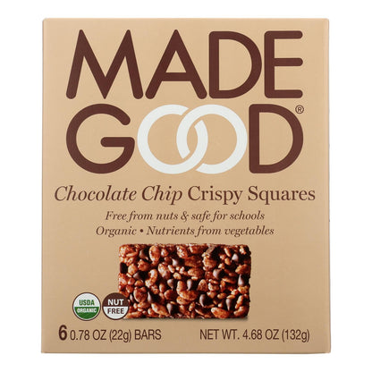 Made Good Chocolate Chip Crispy Squares, 6-Pack, 4.68 oz