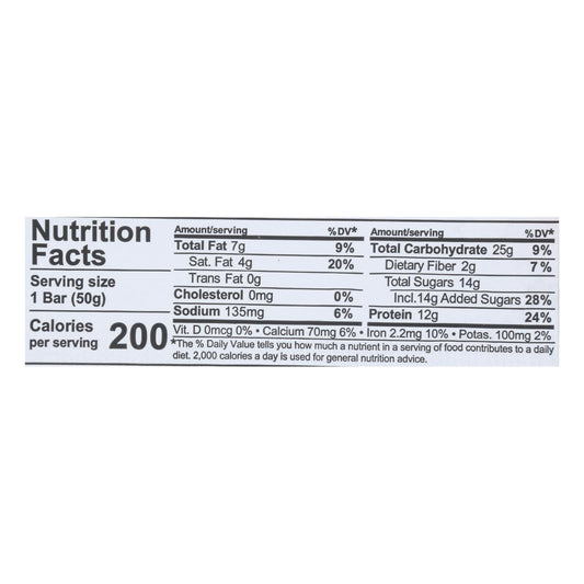 NuGo Dark Choc Chip Nutrition Bars - 50g, Pack of 12