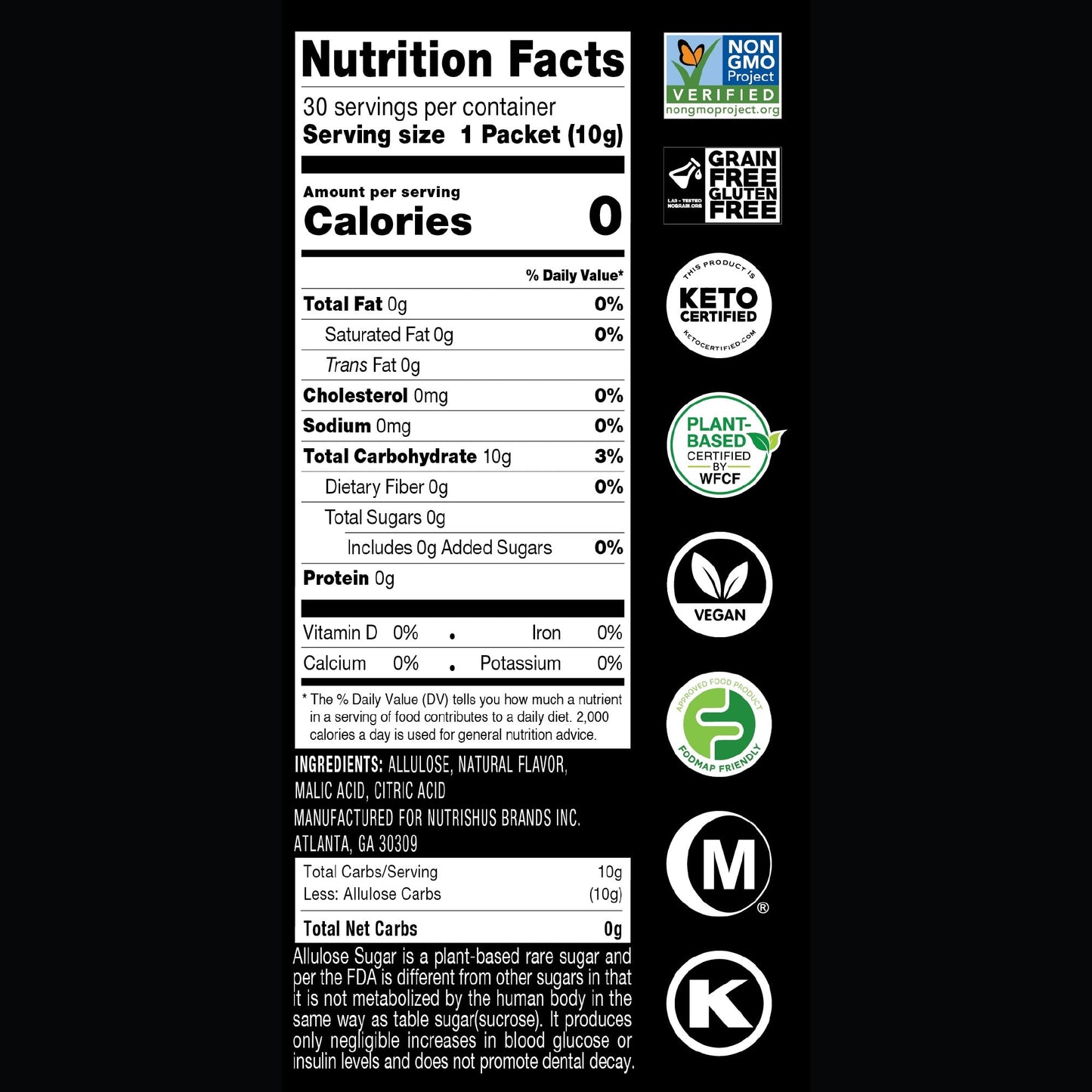 RxSugar Flavored Allulose Sugar Swealthy Stix