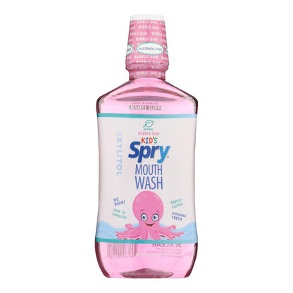 Spry Mouth Wash - Bubble Gum - Kid - 16 Fl Oz