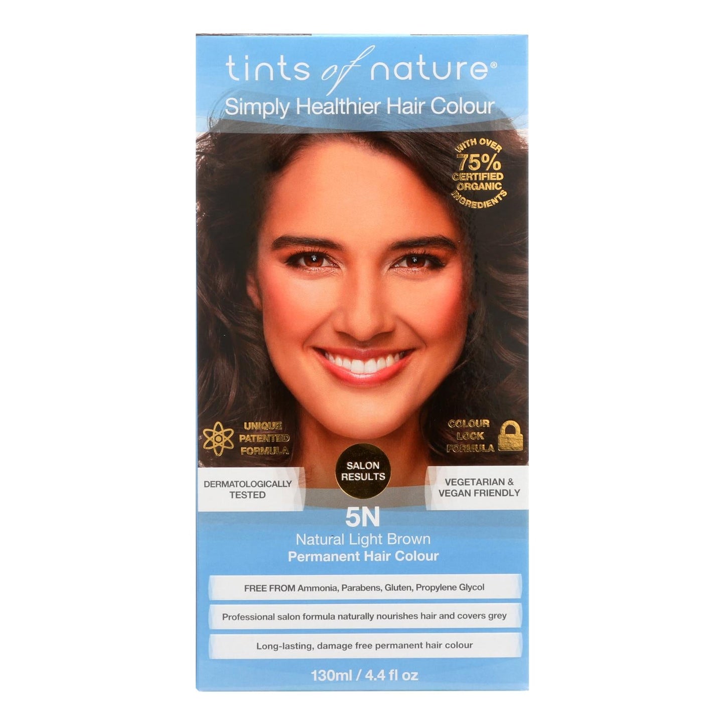 Tints Of Nature Natural Light Brown Hair Color, 5N, 4.4 oz