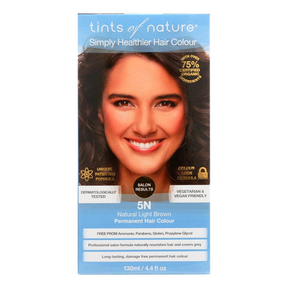 Tints Of Nature Natural Light Brown Hair Color, 5N, 4.4 oz