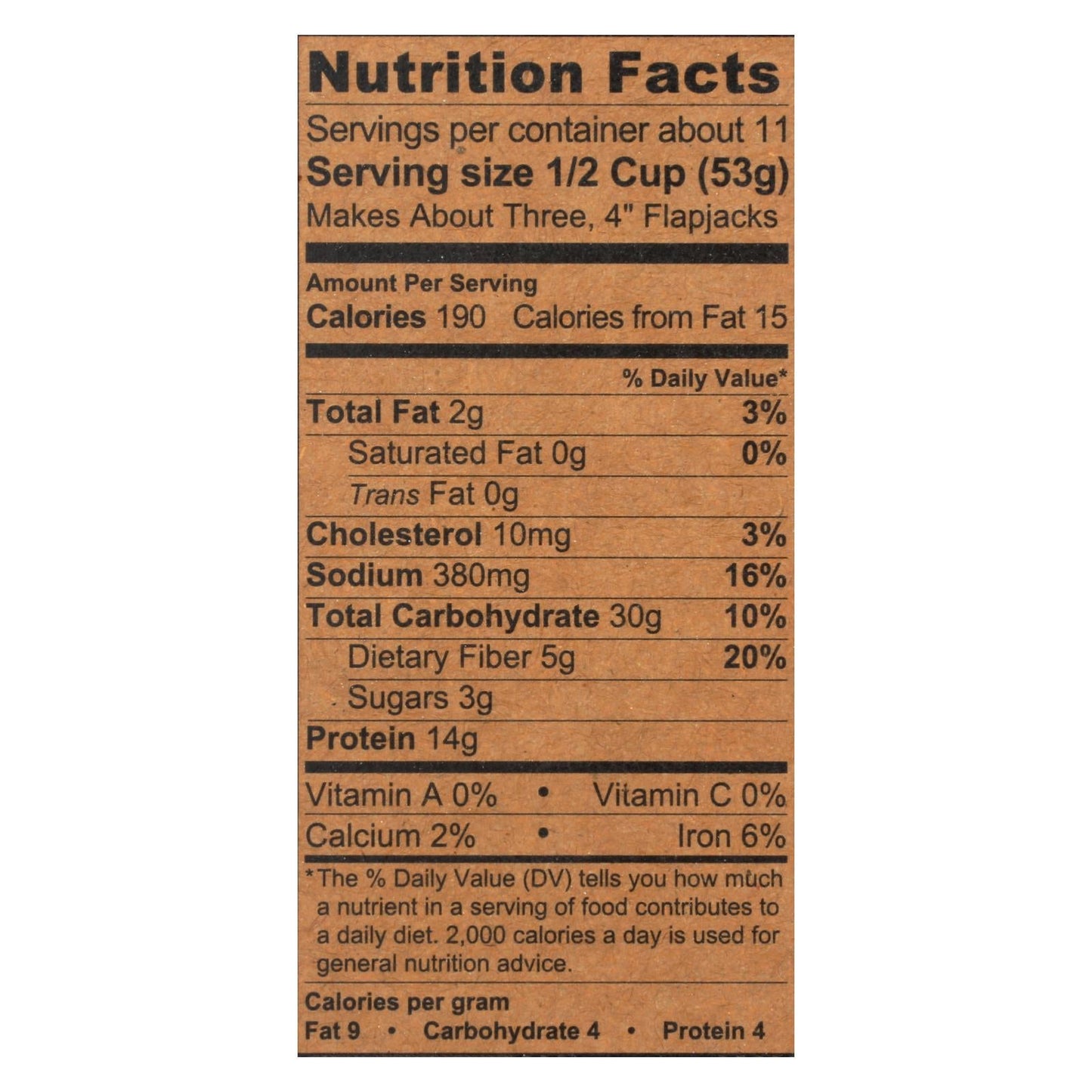 Kodiak Cakes Power Cakes Mix - 6 Pack, 20 Oz Each