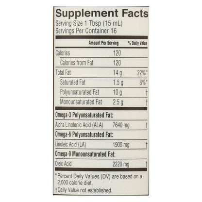 Barlean's Organic Flax Oil - Fresh 8oz