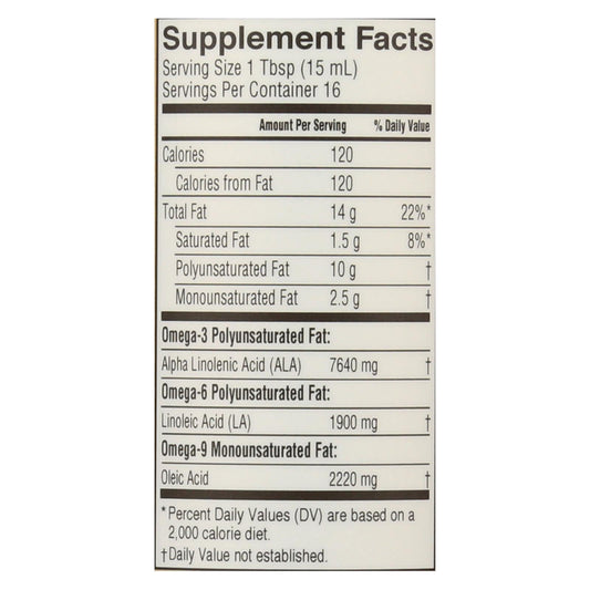 Barlean's Organic Flax Oil - Fresh 8oz