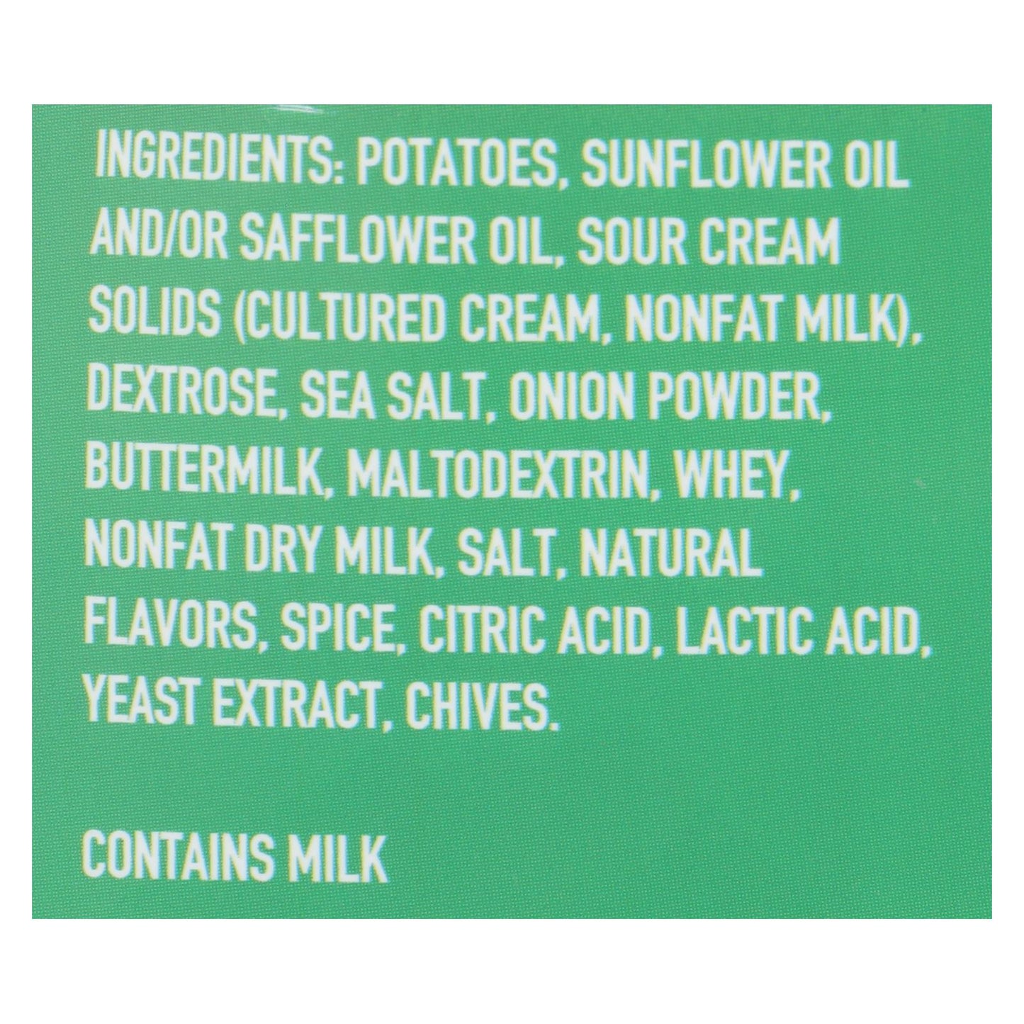 Boulder Canyon Sour Cream & Chives Chips - 12 Pack