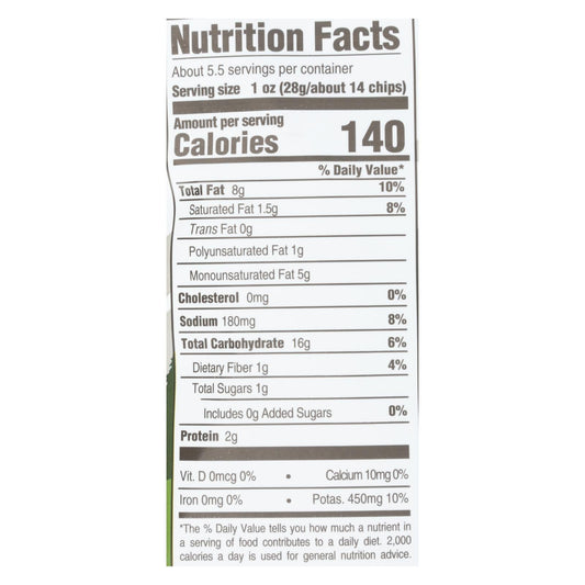 Boulder Canyon Avocado Oil Chips, Sea Salt & Pepper, 12 Pack