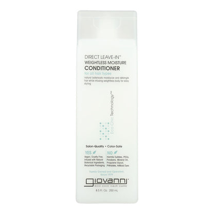Giovanni Direct Leave-in Conditioner - 8.5 Fl Oz