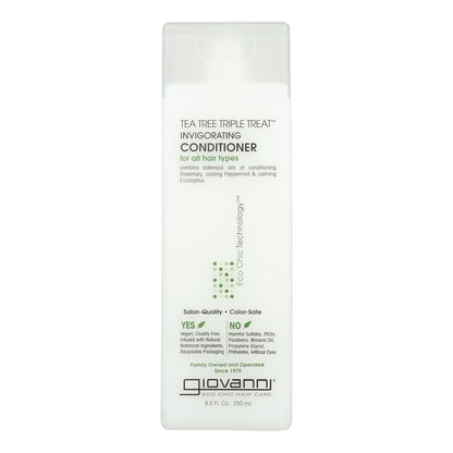 Giovanni Conditioner Tea Tree Triple Treat - 8.5 Fl Oz