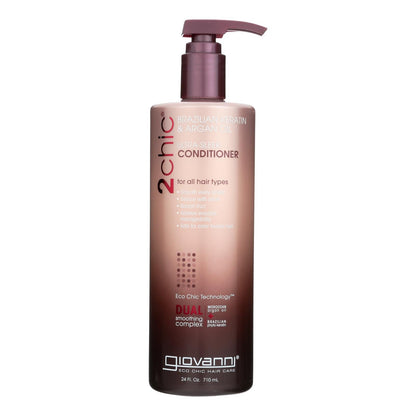 Giovanni 2chic Keratin & Argan Conditioner - 24 Fl Oz