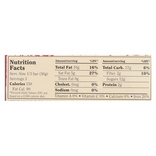 Chocolove Xoxox Dark Chocolate Cherry Almond Bars - 12 Pack
