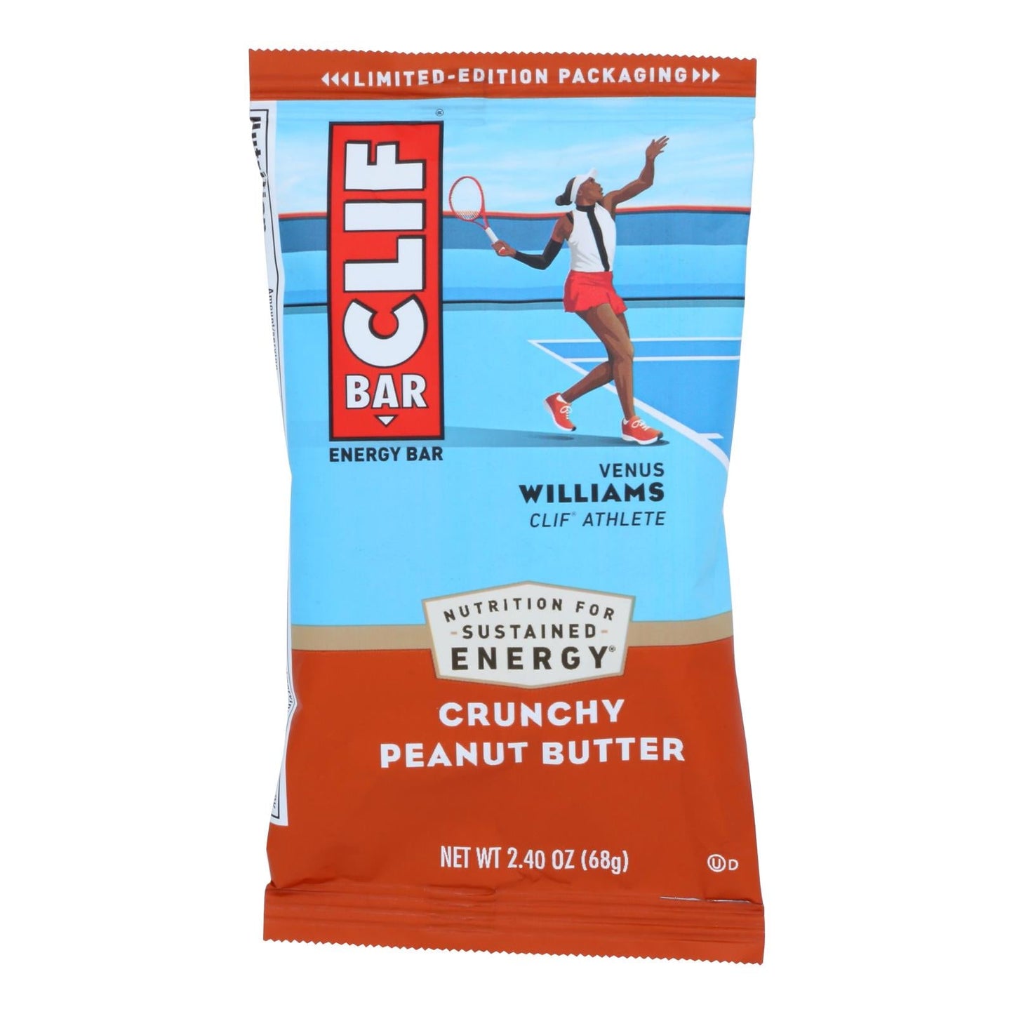 Clif Bar - Organic Crunch Peanut Butter - Case Of 12 - 2.4 Oz