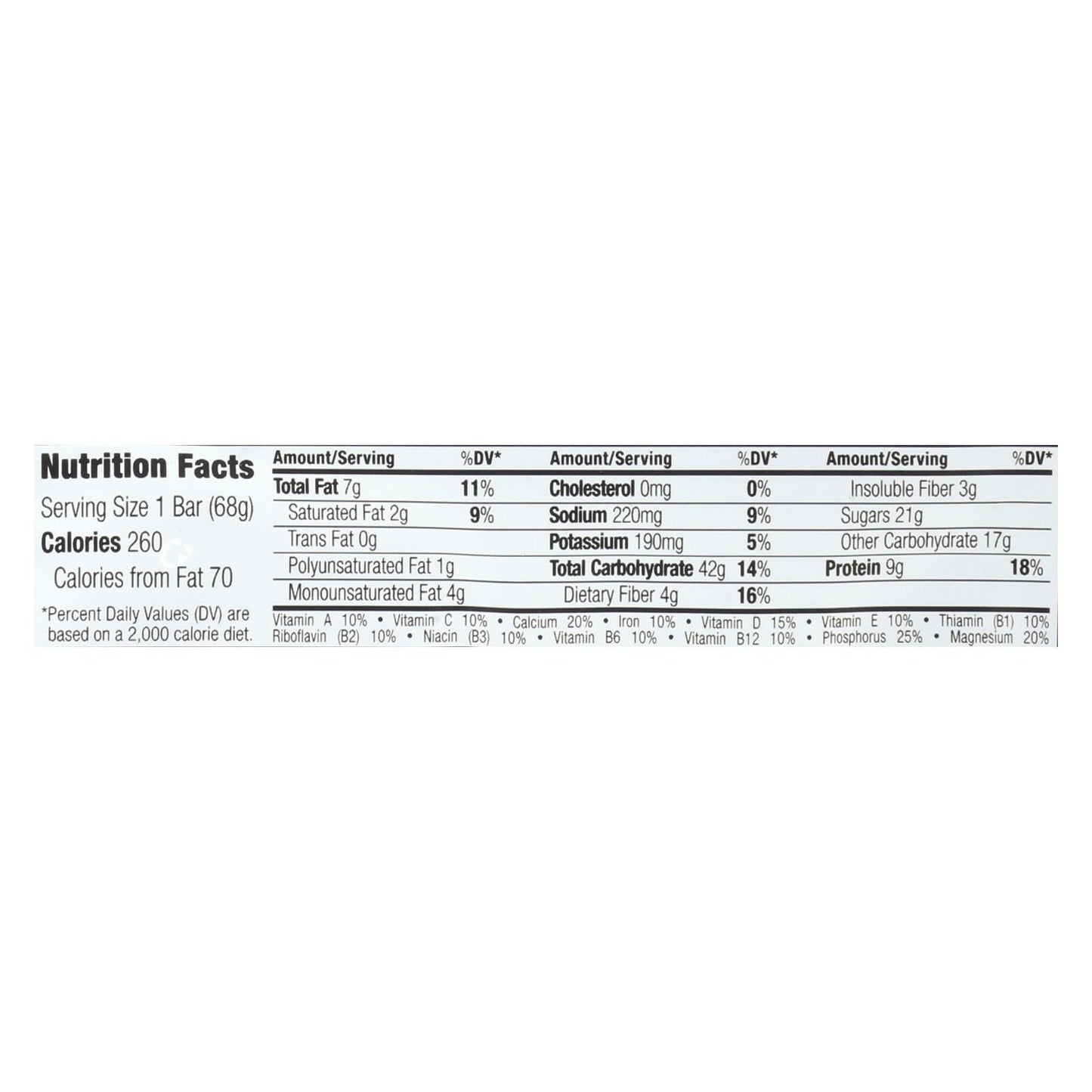 Clif Bar - Organic White Chocolate Macadamia Nut - Case of 12 - 2.4 oz