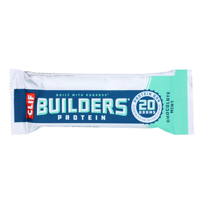 Clif Bar Builder Bar - Chocolate Mint - Case of 12 - 2.4 oz