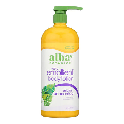 Alba Botanica Unscented Body Lotion, 32 Fl Oz