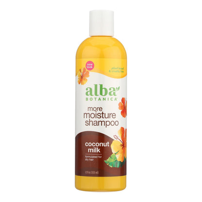 Alba Botanica Hawaiian Coconut Milk Shampoo - 12 Fl Oz