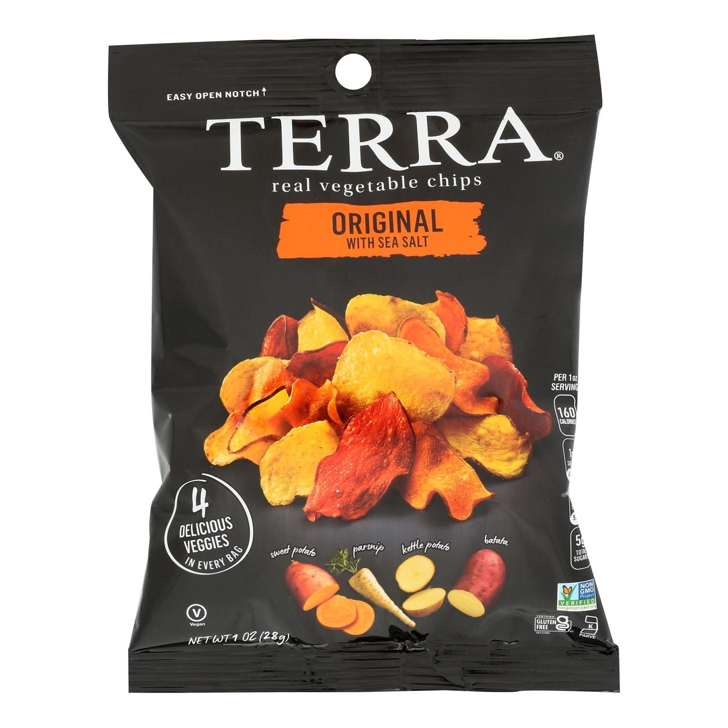 Terra Exotic Veggie Chips - Original - 24 Pack - 1 Oz.