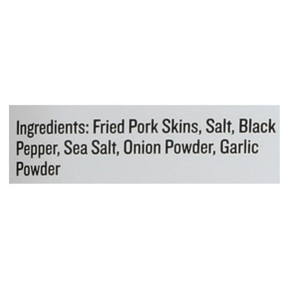 Epic Sea Salt & Pepper Pork Rinds, Case of 12, 2.5 Oz Each