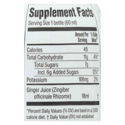 Ginger People - Lemon Ginger Shot Rescue, 12 Pack