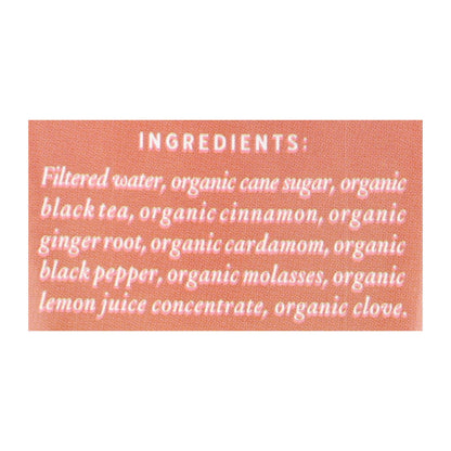 Rishi Masala Chai Concentrate - Case Of 12 - 32 Fl Oz