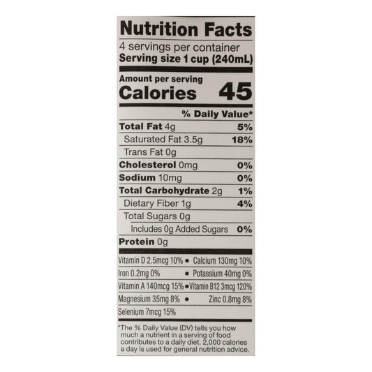 So Delicious Unsweetened Coconut Milk - 32 Fl Oz, Case of 12