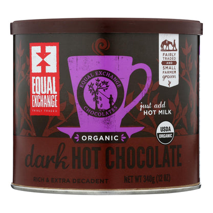 Equal Exchange Organic Dark Hot Chocolate, 6-Pack, 12 Oz