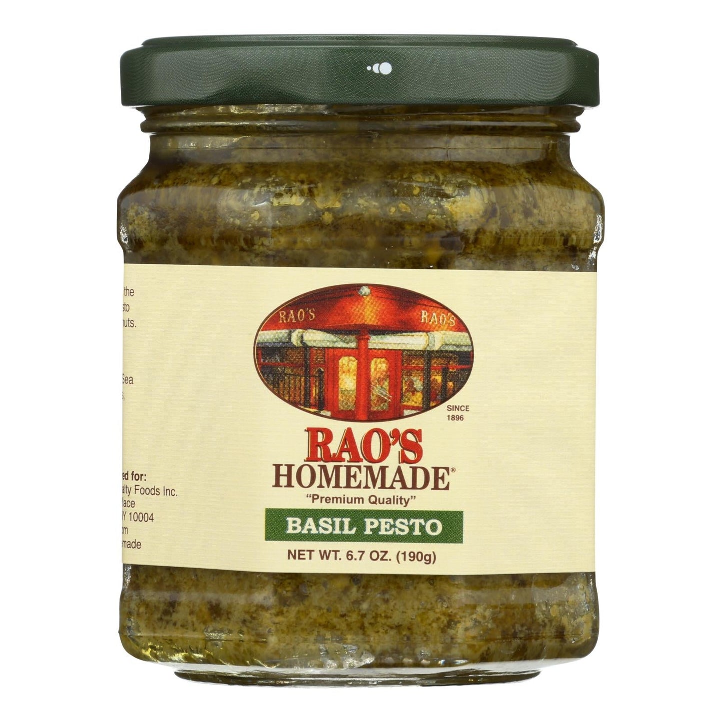 Rao's Basil Pesto Sauce - 6 Pack, 6.7 OZ Each