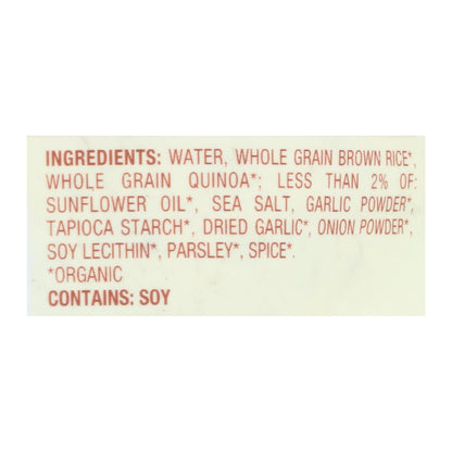 Organic Quinoa & Brown Rice w/ Garlic - 12 Pack, 8.5 Oz