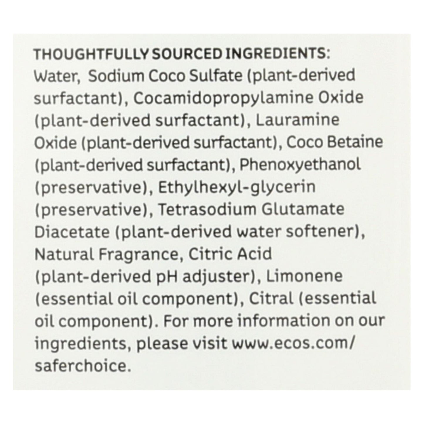 Eco Dish Soap - Bamboo Lemon, Case of 6, 25 Fl Oz Each