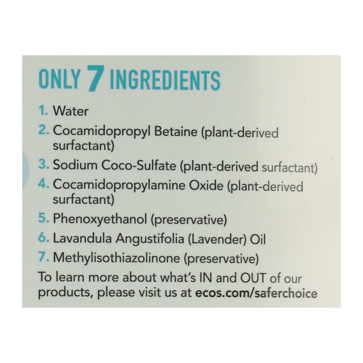 Ecos Ultra Natural Lavender Laundry Detergent 4x100 Fl Oz