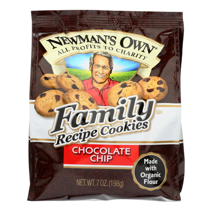Newman's Own Organic Choc Chip Cookies, 7oz, Pack of 6