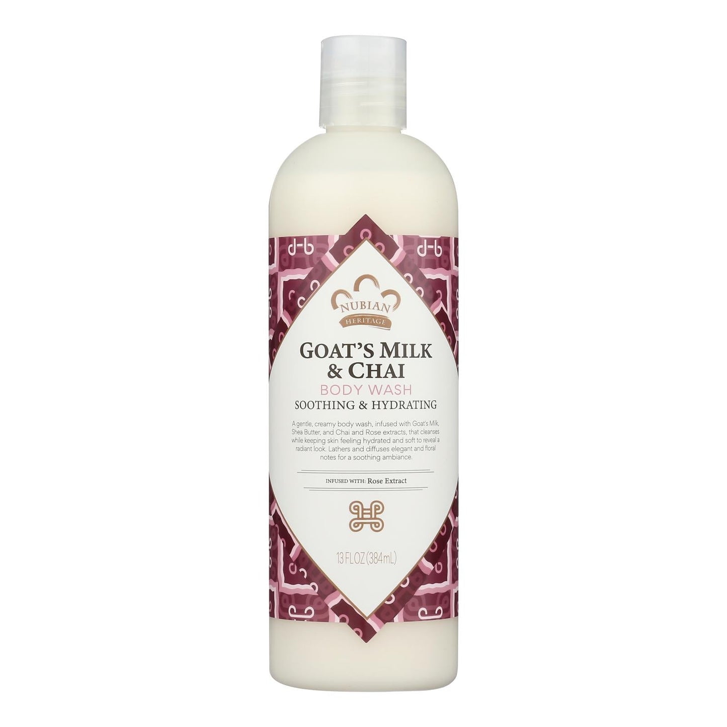 Nubian Heritage Body Wash Goat's Milk And Chai - 13 Fl Oz