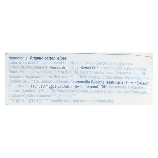 Natracare Organic Cotton Baby Wipes - 50 Pack