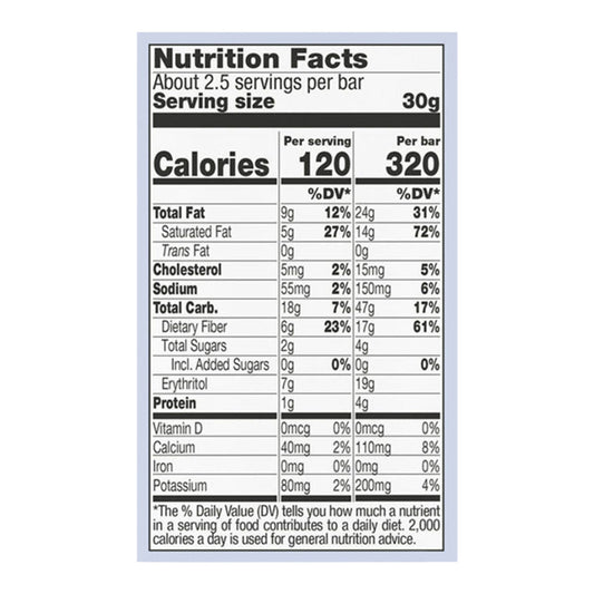 Lily's Cookies & Cream White Chocolate Bars, 12-Pack