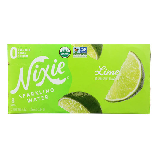 Nixie Lime Sparkling Water - 3 Cases of 8/12 FZ