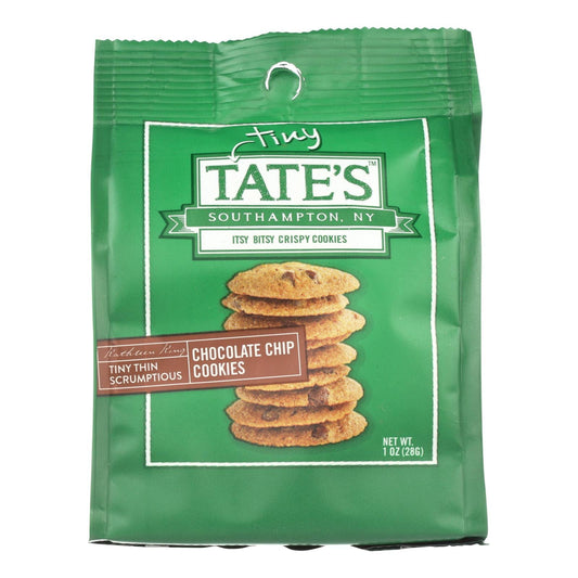 Tate's Crispy Mini Chocolate Chip Cookies - 12 Pack, 1 Oz Each
