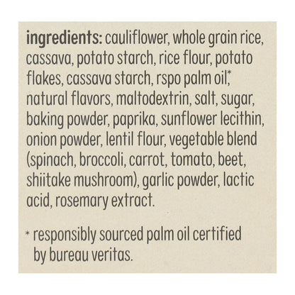 Cauliflower Cheddar Crackers - Case of 6 - 4 Oz