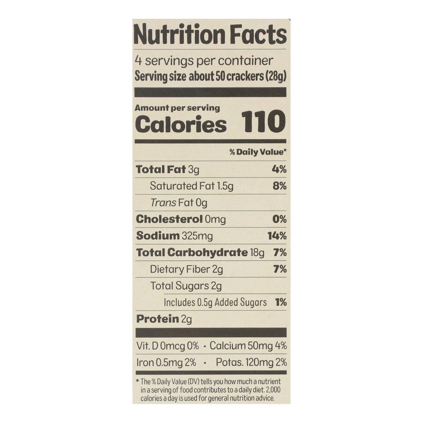 Cauliflower Cheddar Crackers - Case of 6 - 4 Oz