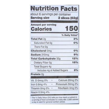 Schar - Bread Artisan Baker White - Case Of 8-14.1 Oz