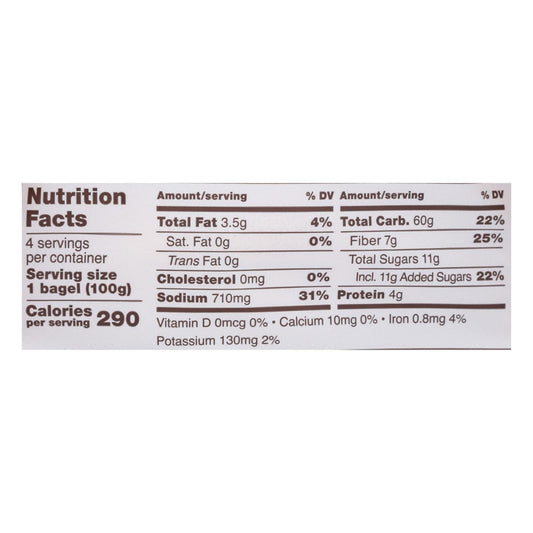 Schar - Bagel Plain - Case of 4 - 14.1 OZ