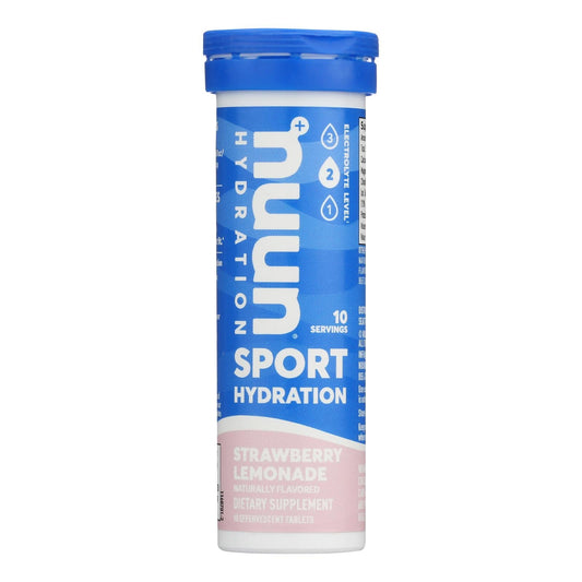 Nuun Hydration Nuun Active - Strawberry Lemonade - Case Of 8 - 10 Tablets