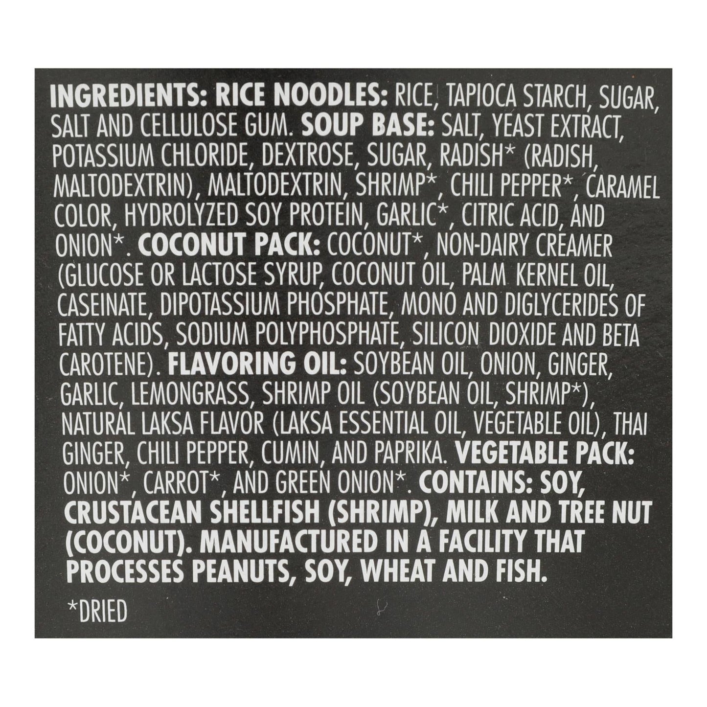 Snapdragon Rice Noodle Bowl Singapore Curry 6-Pack