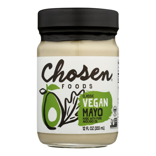 Chosen Foods - Avocado Oil Vegan Mayo - Case Of 6 - 12 Oz.