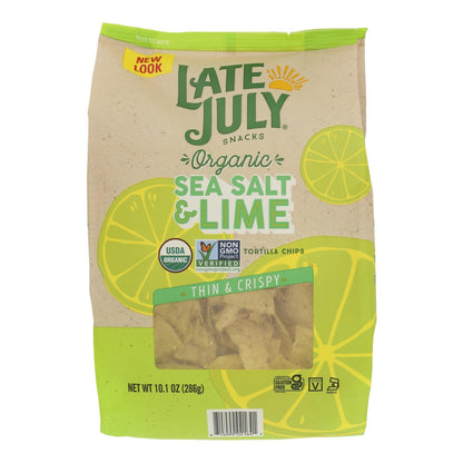 Late July Sea Salt Lime Tortilla Chips, 9-Pack