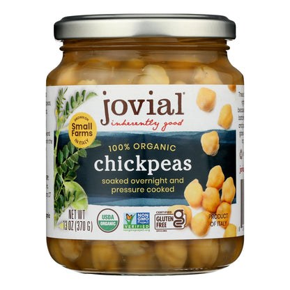Jovial - Organic Chickpeas - Case Of 6 - 13 Oz.