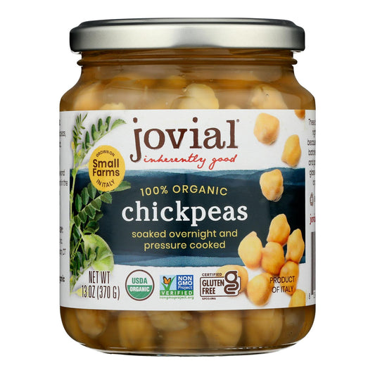 Jovial - Organic Chickpeas - Case Of 6 - 13 Oz.