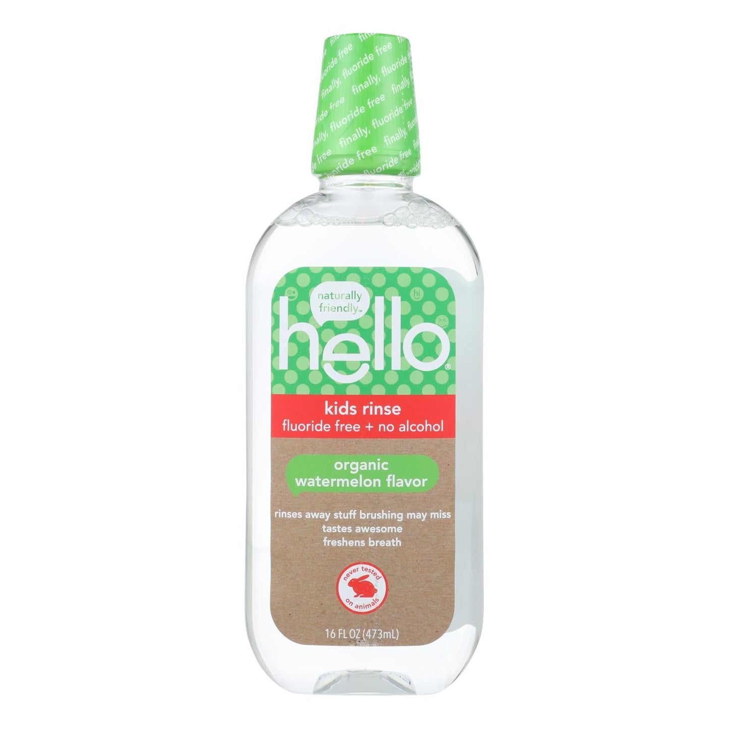 Hello Products Kid's Watermelon Fluoride Rinse - 16oz