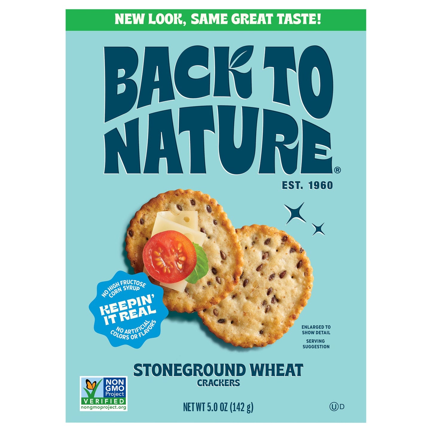 Back To Nature - Crackers Stngrnd Wht Orig - CS of 6-5 OZ